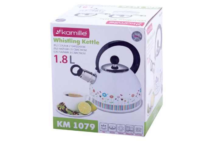 Чайник нержавіючий Kamille 1.8 л 1079 (1079)