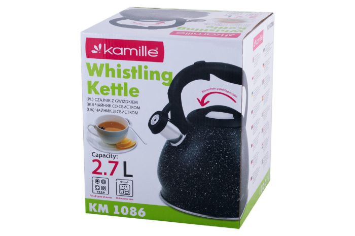 Чайник нержавеющий Kamille 2.7 л 1086 (1086)