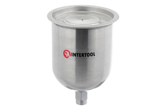 Бачок для краскопульта Intertool 600 мл внутренняя резьба М16 x 1.5 мм (PT-1906)