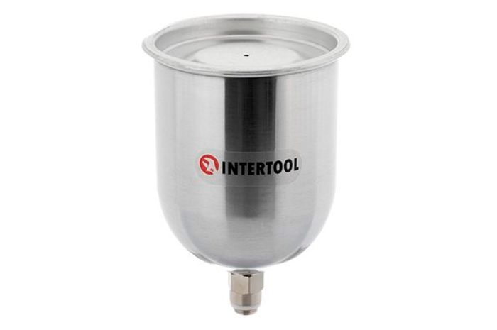 Бачок для краскопульта Intertool 600 мл наружная резьба М14 x 1.25 мм (PT-1907)