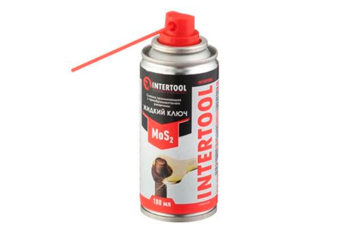 Смазка проникающая Intertool 100 мл жидкий ключ (FS-4110)