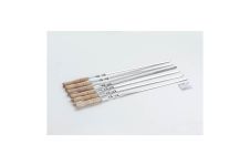Шампур Сила 590 x 10 мм плоский дерев'яна ручка (960205)