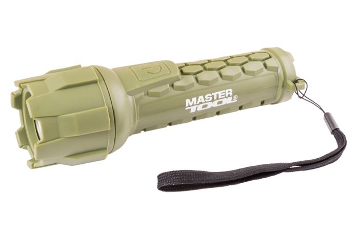 Фонарь ручной Mastertool 1LED x 1 Вт водонепроницаемый (94-0802)