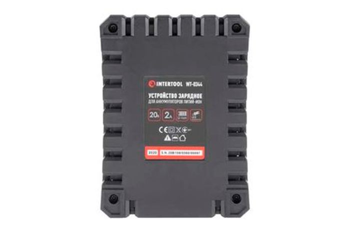 Зарядное устройство для аккумулятора Intertool 20В x 2Ач Li-Ion Storm (WT-0344)