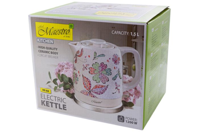 Электрочайник Maestro MR-068-Flowers (MR-068-FLOWERS)