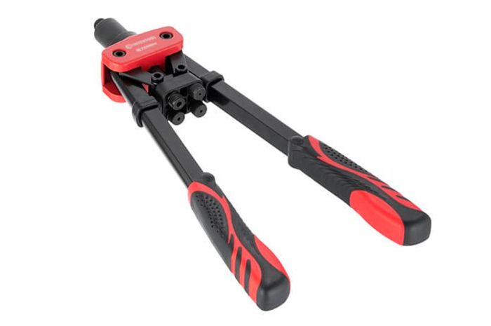 Пістолет для заклепок Intertool-Storm 360 x ø2.4 x 3.2 x 4 x 4.8 x 6.4 мм дворучний (RT-0018)