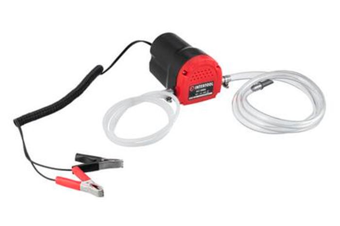 Насос вакуумный для откачки масла и топлива Intertool 12В × 7 л/мин (AC-0006)