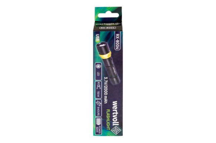 Фонарь ручной Vertvoll 1LED x 5Вт Li-ion (RX-8004)