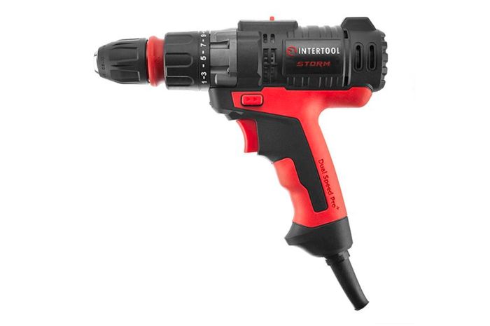Шуруповерт електричний Intertool-Storm 420Вт x 0.8-10мм DFR (WT-0110)