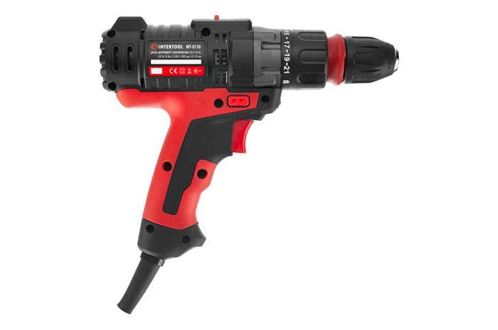 Шуруповерт електричний Intertool-Storm 420Вт x 0.8-10мм DFR (WT-0110)