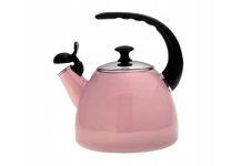 Чайник эмалированный Kamille 2.5л розовый (1040B)