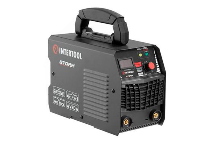 Апарат зварювальний інверторний Intertool-Storm MMA-200A x 9300Вт (WT-4005)