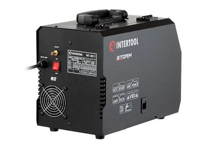 Полуавтомат инверторный Intertool-Storm MIG/MMA-180A x 4800Вт (WT-4011)