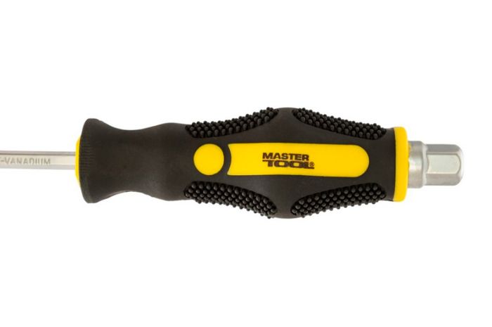 Отвертка ударная Mastertool SL5 x 75мм HEX (49-6575)