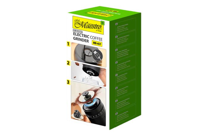 Кавомолка акумуляторна Maestro 5В x 30г (MR-457)