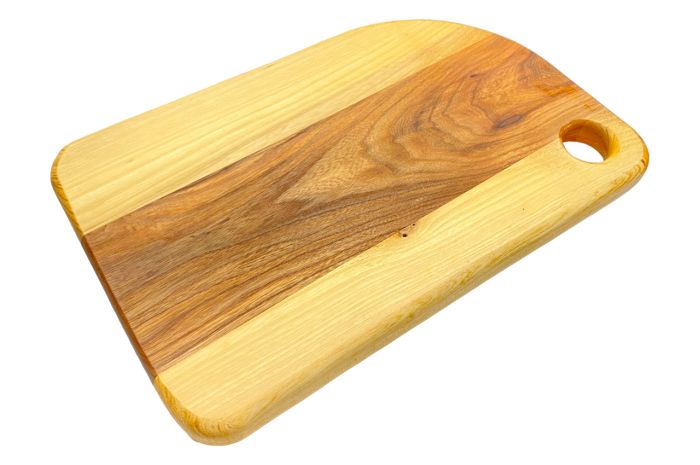 Доска разделочная Eco Tabulas 360 x 230 x 27мм с отверстием Lux (ас71)