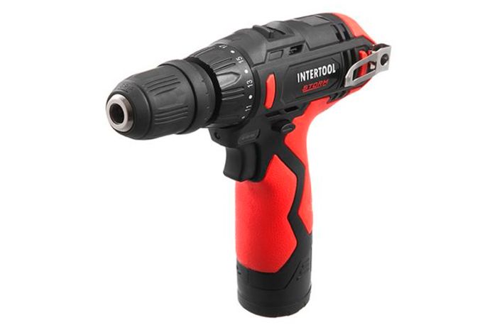Шуруповерт акумуляторний Intertool-Storm 12В x 0.8-10мм DFR (WT-0318)