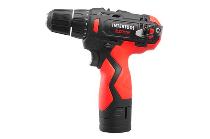 Шуруповерт акумуляторний Intertool-Storm 12В x 0.8-10мм (WT-0310)