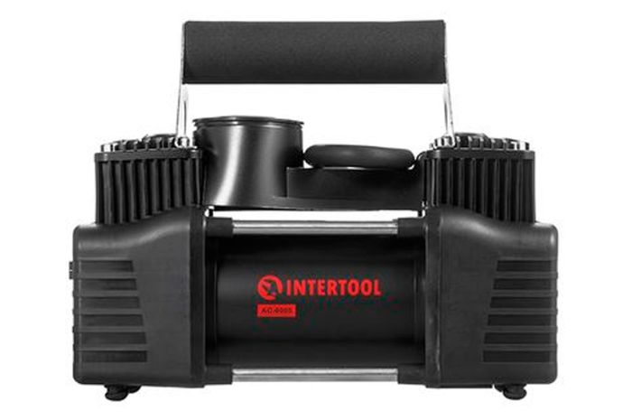 Компресор автомобільний Intertool 10бар x 85л/хв двоциліндровий (AC-0005)