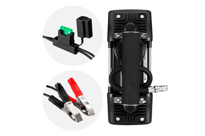 Компрессор автомобильный Intertool 10бар x 85л/мин двухцилиндровый (AC-0005)