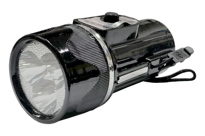 Ліхтарик ручний акумуляторний з боковою LED-лампою (2 в 1 мережний заряд) (15628)