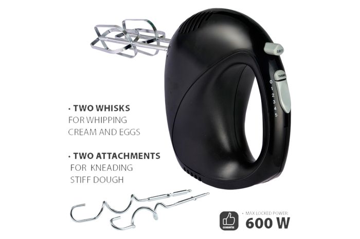 Міксер ручний Maestro 600Вт чорний (MR-500)