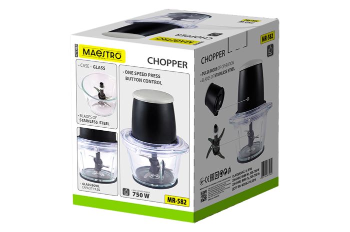 Измельчитель Maestro 750Вт x 1200мл (MR-582)