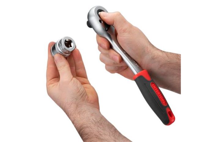 Набор инструмента Intertool 1/4" x 1/2" x 94ед RED (ET-9094)