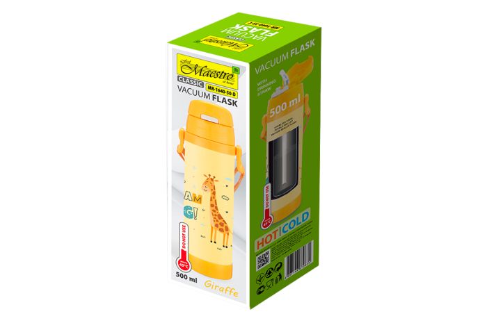 Термобутылка детская Maestro 500мл Giraffe (MR-1640-50-D)