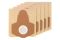Фільтр-мішок паперовий до пилососу Intertool 30л x DT-1025/DT-1030 (5шт) (DT-1028)