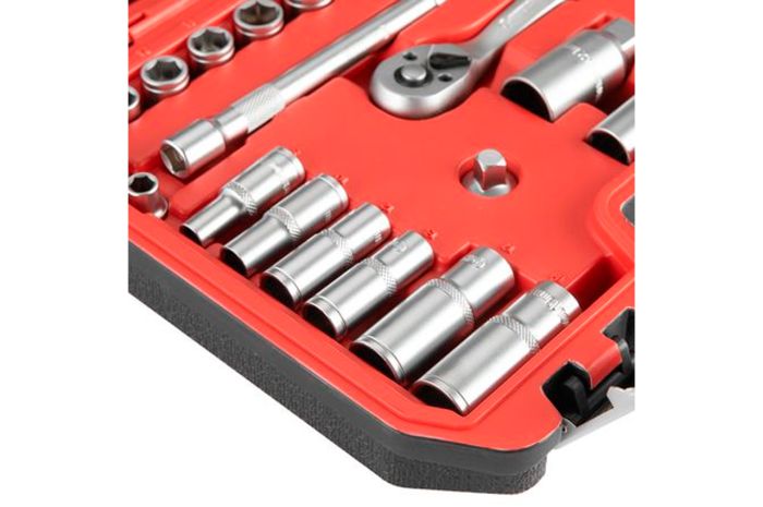 Набор инструмента Intertool 3/8" x 39ед RED (ET-9039)