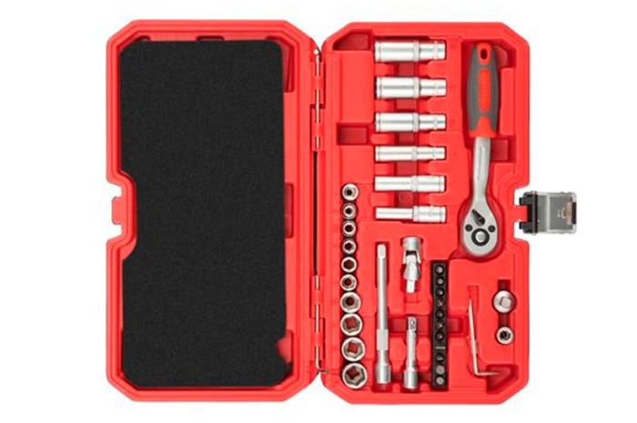 Набор инструмента Intertool 1/4" x 36ед Diy (ET-9036)