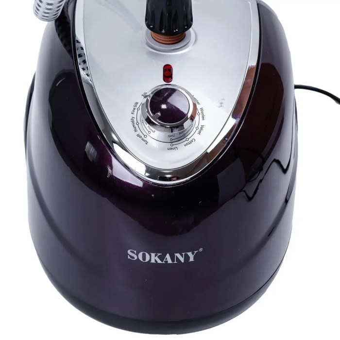 Підлоговий вертикальний відпарювач Sokany SK-12006 на 2 літри 2000 Вт чорний