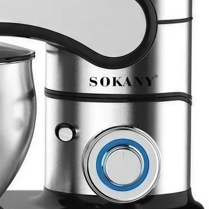 Планетарний міксер Sokany 2000 Вт з чашею 8,5 л 6 режимів SK-05015