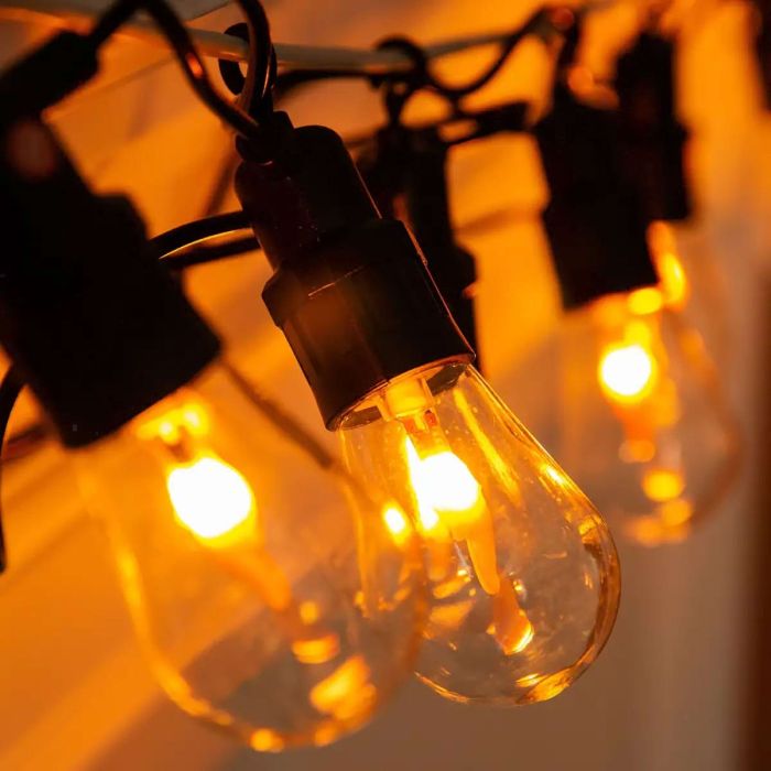 Ретро гірлянда вулична 10 LED лампочок 5 метрів S141