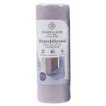 Серветки в рулоні 20 штук 25*25 см із мікрофібри фіолетовий Colorful Home 515-5-60V
