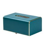 Серветниця на стіл з еко-шкіри 21 х 13.5 х 9.5 см зелена HP9801GR