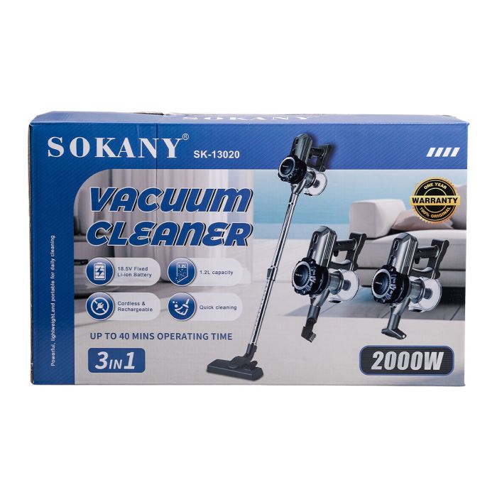 Пилосос вертикальний  3 в 1 2000 Вт Sokany SK-13020