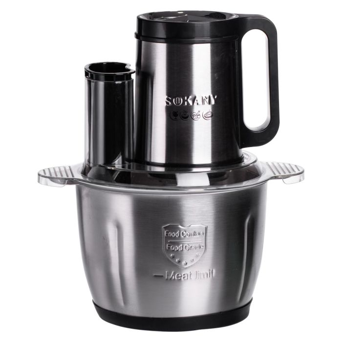 Чоппер подрібнювач із чашею на 2.7 л кухонний електричний Sokany SK-06019