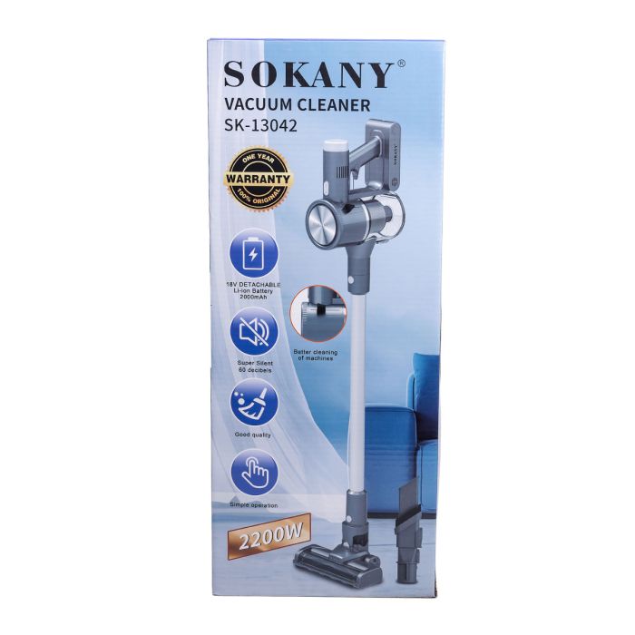 Пилосос ручний для дому акумуляторний 2200 Вт Sokany SK-13042