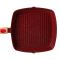 Алюмінієва сковорода-гриль 28 см зі скляною кришкою Square Red MGC HP-4-462R