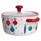 Супниця порцелянова Merry Christmas новорічна  800 (мл) з кришкою Yiwu FM-CS-9B