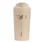 Термочашка Coffee з ремінцем 480 мл бежева HP-14-14BE